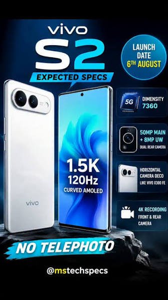 vivo s2 5g शानदार smartphone आने वाला है
