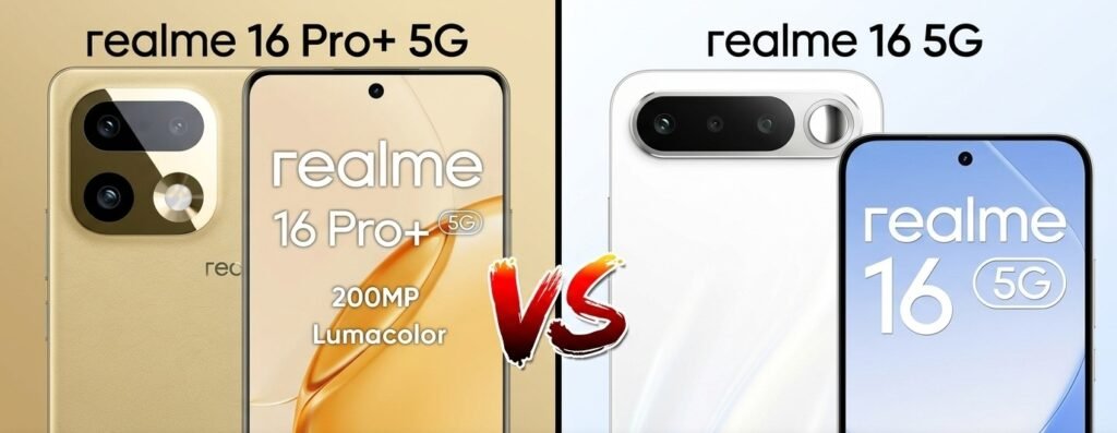 RRealme 16 Pro vs Realme 16