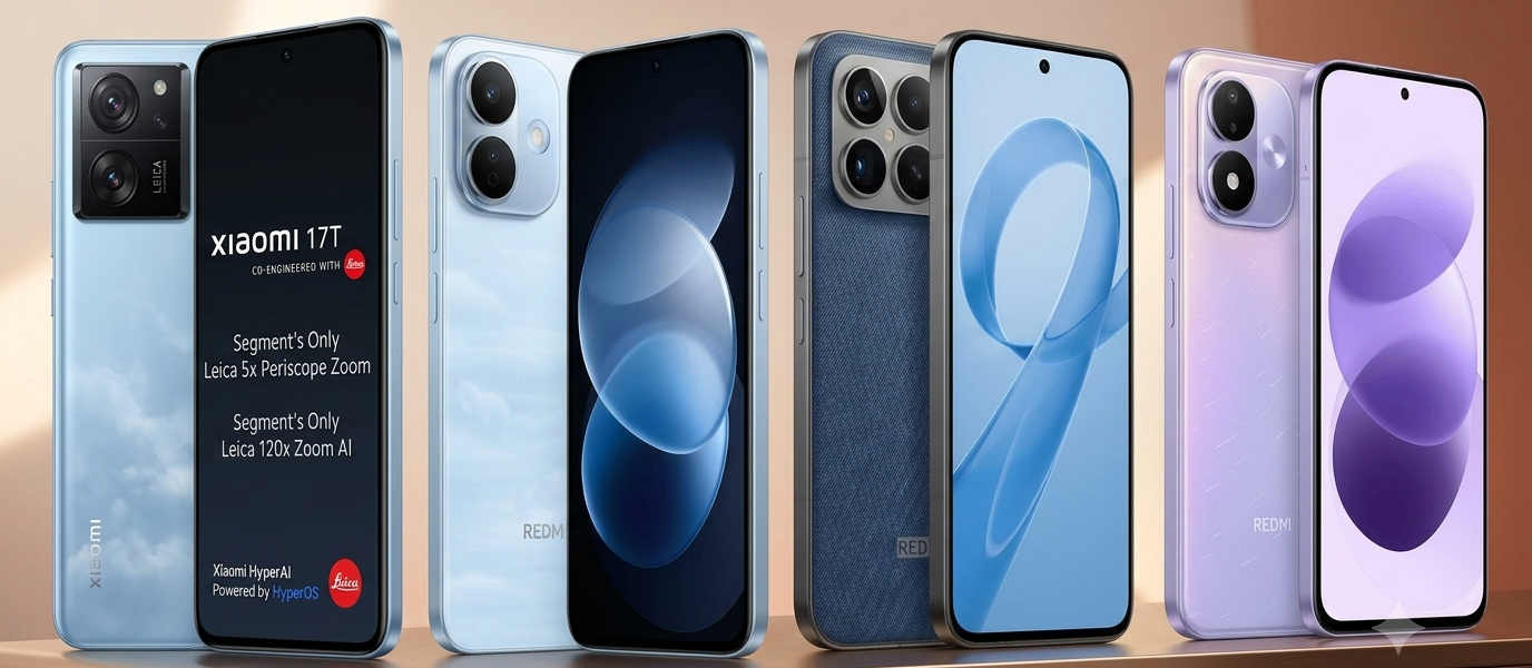 Best Redmi Phone 2026: Redmi K100 vs Redmi Note 17 Pro vs Redmi Note 17 vs Xiaomi 17T