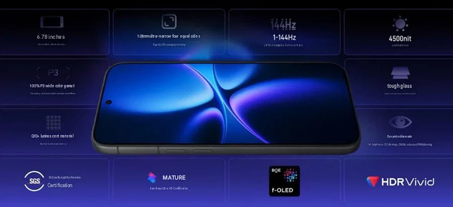 Nubia NaviX Ultra 1.5K AMOLED display