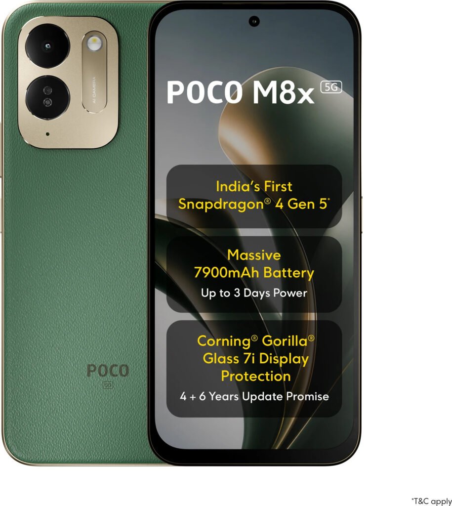 POCO M8x 5G: ₹20 हजार से कम में POCO का बड़ा धमाका! 