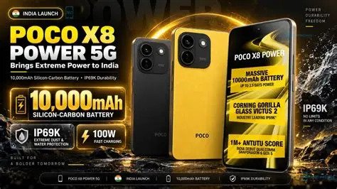 POCO X8 Power 5G: बैटरी की ऐसी ताकत, जो हर यूजर को कर दे हैरान