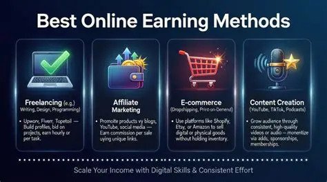 इंटरनेट से पैसे कमाने के तरीके: घर बैठे Online Earning के 10 आसान विकल्प